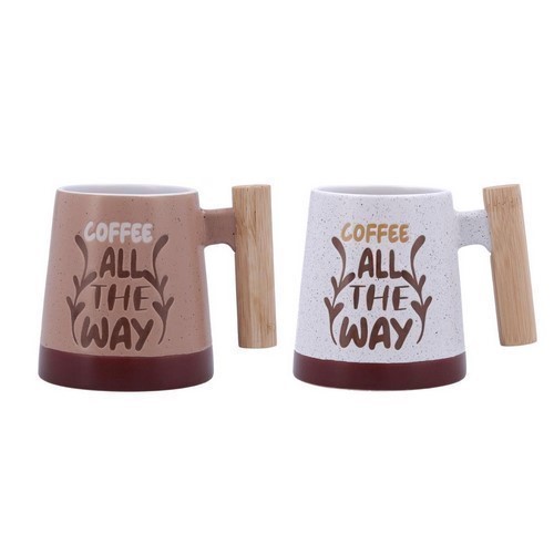 MUG BIDASOA ARENA 35CL ASA MADERA COLORES SURTIDOS